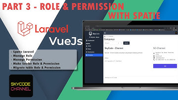 PART 3 - CRUD Role & Permission With Spatie Laravel Inertia JS