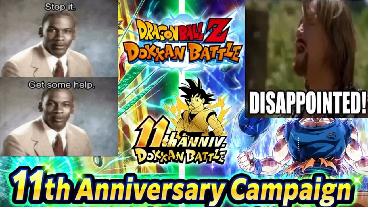 DOKKAN BATTLE! WORST ANNIVERSARY SUMMONS PT 2 FOR ME! The Shaft is Real!