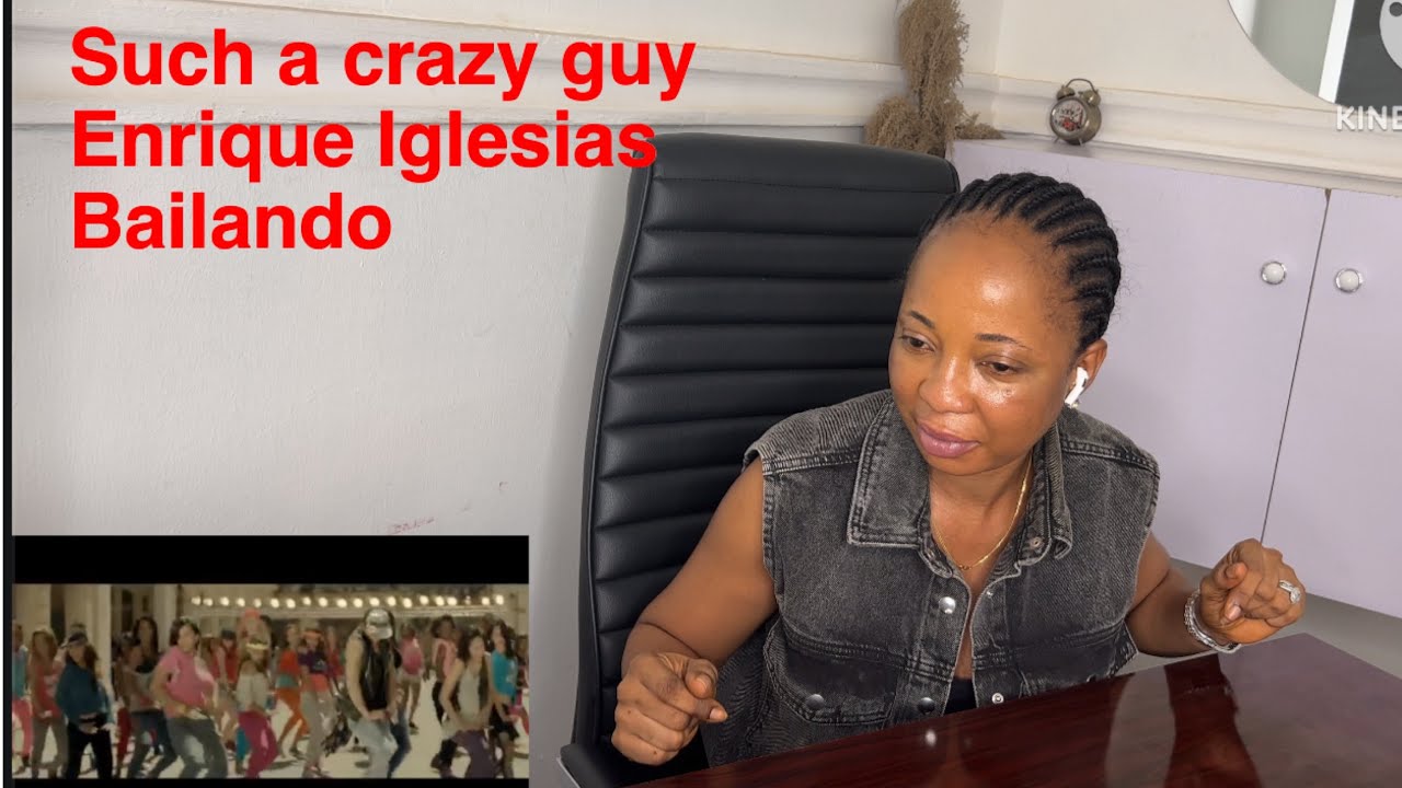 My reaction to Enrique Iglesias-Bailando..very crazy guy😄 #bailando #enriqueiglesias #reaction