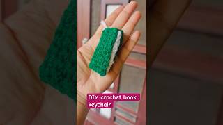DIY crochet book keychain #crochet #diykeychain #books #diy #crochet #craft #myhandmade