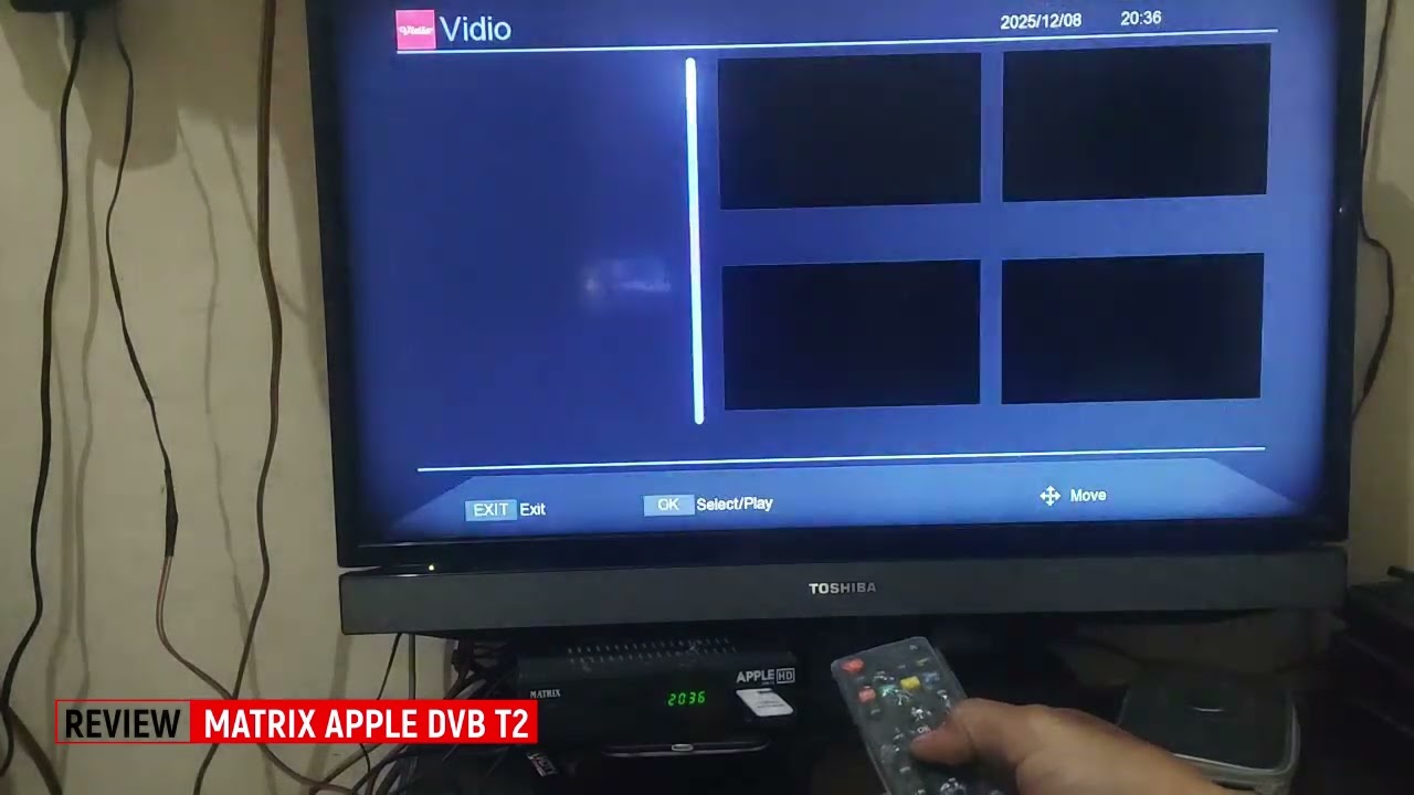 Review STB Matrix Apple DVBT2 Merah