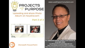 Microsoft PowerPoint photo album calendar part 3 of 3  (upload to Heyzine.com Flipbook)