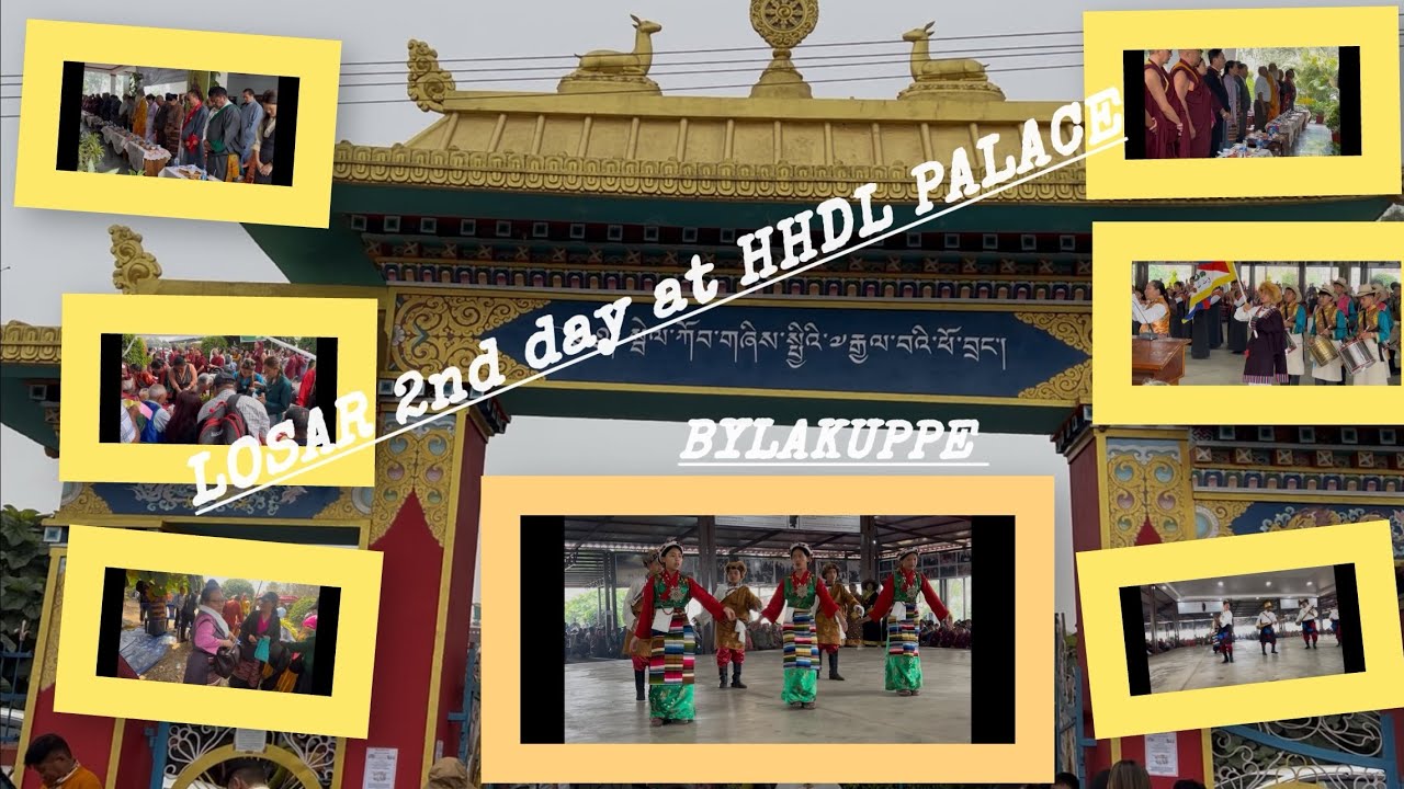 LOSAR 2nd day bylakuppe#Huge Public Attended with Solidarity Mourn# official function smooth🙏🏻