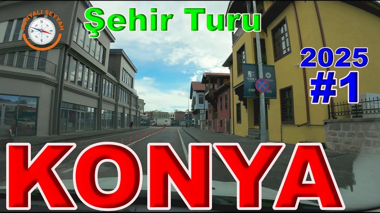 KONYA ŞEHİR TURU 2025-1. / ESKİ GARAJ SAHİPATA CAMİİ ALAEDDİN TEPESİ İPLİKÇİ CAMİİ / TELİFSİZ MÜZİK