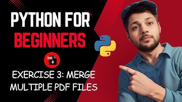 Exercise 3: Merge Multiple PDF Files | Python For Beginners (Hindi) #AkshyaCodes