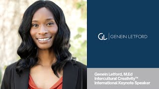 Genein Letford - Speaking Reel - Intercultural Creativity™ - Remarkable! A Speakers Bureau