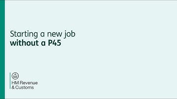 Starting a new job without a P45