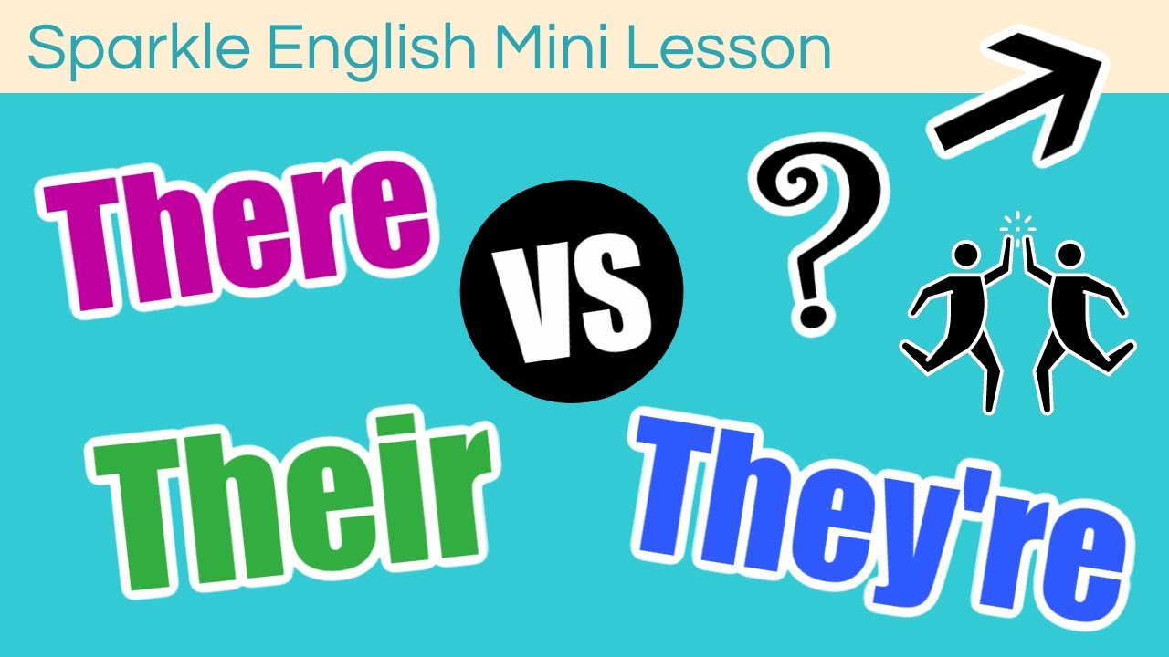 There, Their, or They're - What is the difference? | ESL Homophones Mini Lesson | Sparkle English