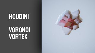 Houdini Tutorial Vororoi vortex