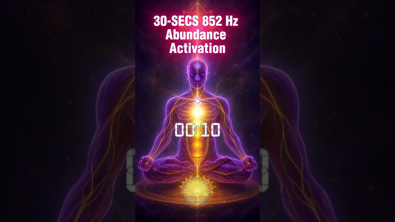 30s Abundance Activation with 852 Hz