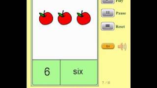 Animated and Audio Flashcards for Kids - Counting