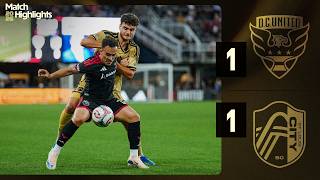 DURKIN RETURNS TO DC WITH A GOAL | DC United 1-1 St. Louis CITY SC | Match Highlights