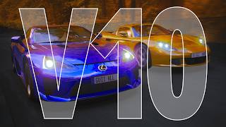 V10 Touge Race: LEXUS LFA VS PORSCHE CARRERA GT | Cinematic