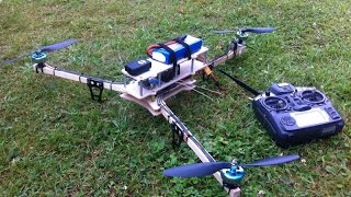FPV-TC1 - A first test of my new dirty-clean tricopter frame design.