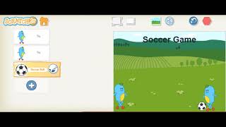 Soccer Game Animation with Scratch Jr