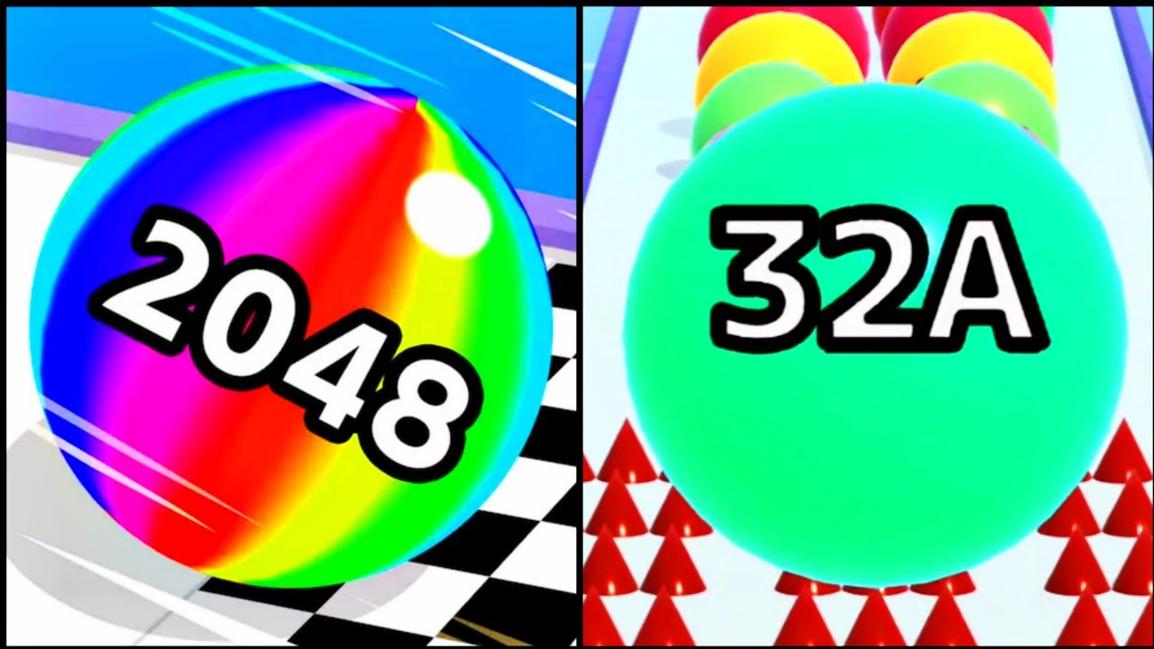 Ball Run 2048 SpeedRun in All Levels 54-81 Android/iOS Gameplay