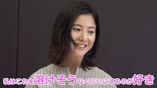 吉高由里子、サプライズ登場で「アイスの実」熱烈アピール！　オススメの食べ方も　ウェブ動画公開