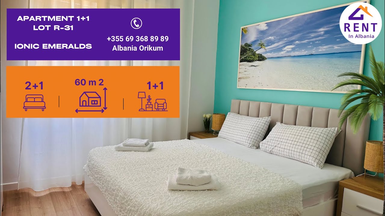 Rent in Vlora 📍Orikum Apartment 1+1