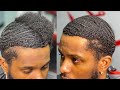 3 Month Wolf | Taper with waves haircut | Difficult Hair Texture