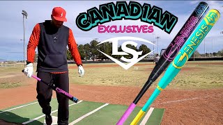 Hitting the Thomas McKay CC4 and Baseball Town Banana Griffey Genesis USSSA Slowpitch Bat Review