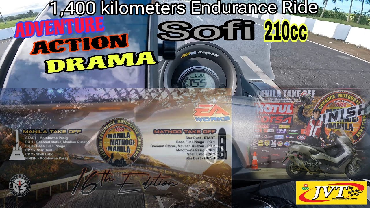 24HRS ENDURANCE CHALLENGE 1400KMS | MANILA MATNOG MANILA 2023