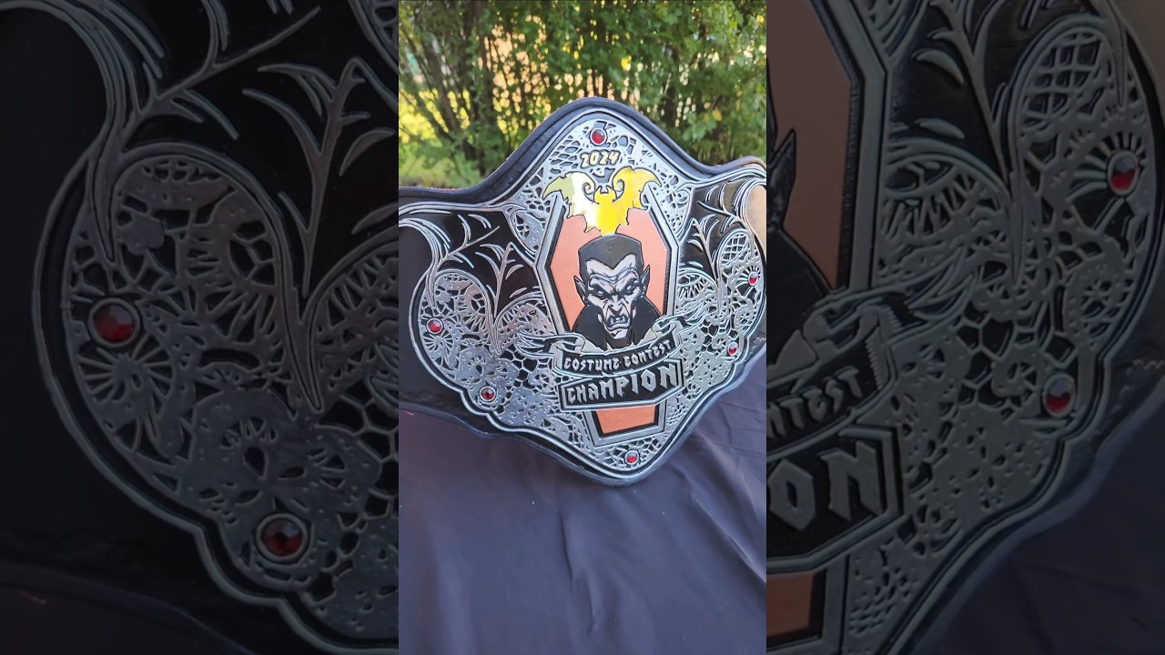 Dracula Championship Belt #dracula #halloween #fyp #championshipbelt #belt