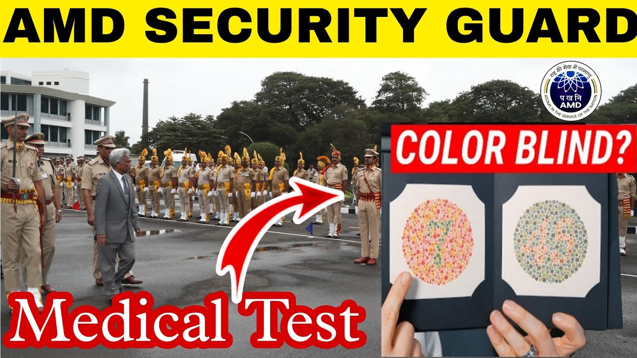 Amd Security Guard & Aso Medical 2023 | Colour Blindness Sample Video | 