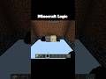 Minecraft Logic Be Like... 🤯😂 #minecraftlogic