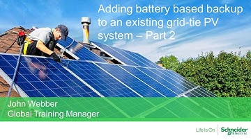 [Webinar Replay] Adding Backup to an existing PV system- Part 2