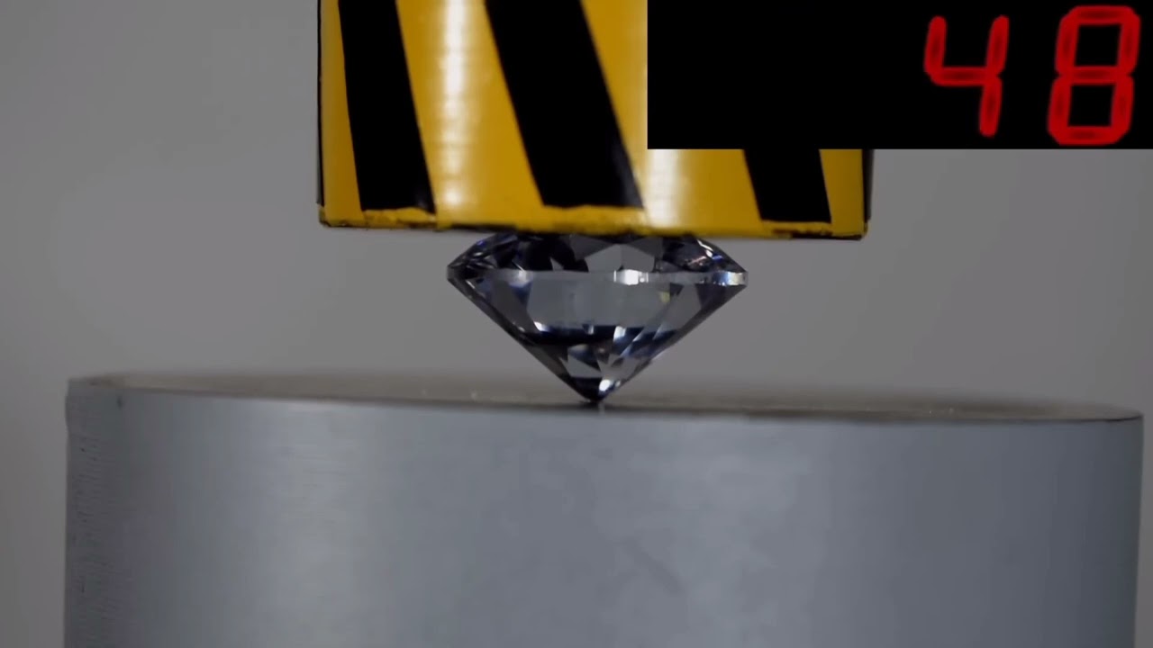 Hydraulic press vs diamond 💎 