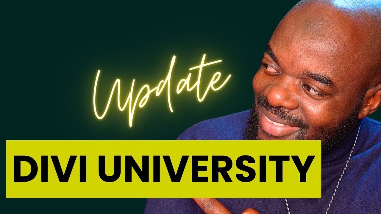 Divi University Update #2