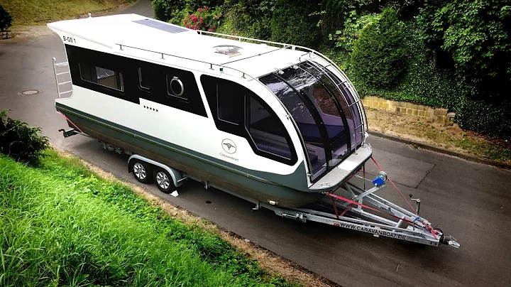 Departure One: Amazing Camper and Boat: German Made Caravanboat for $67,500! Autocaravana