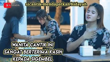 Prank Sholawat‼️SiCantik Mendapat Hidayah dari Seorang Gembel❗Momen Haru Bikin Merinding😢