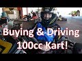 First Reaction Driving & Buying 100cc Kart!