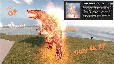 How Powerful Is MAX THERMO GODZILLA? (Really OP) - Kaiju Universe
