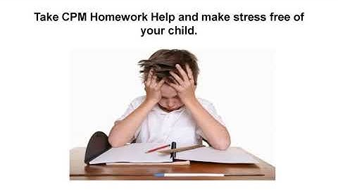 CPM Homework Help By MyAssignmentHelp