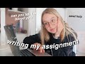 write a 3,000 word assignment with me!