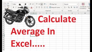 how to calculate average in excel, average function or formula in excel, Anything means everything