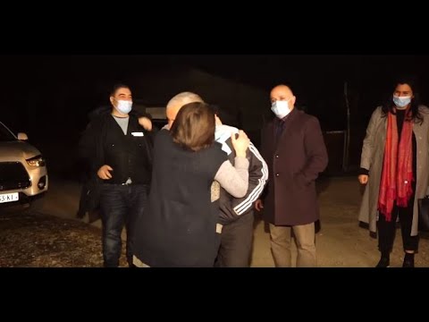 ემოციური დახვედრა საოკუპაციო რეჟიმისგან გათავისუფლების შემდეგ