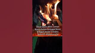 Nadzom Sunda. Siksa Jalma Nu Ninggalkeun Sholat