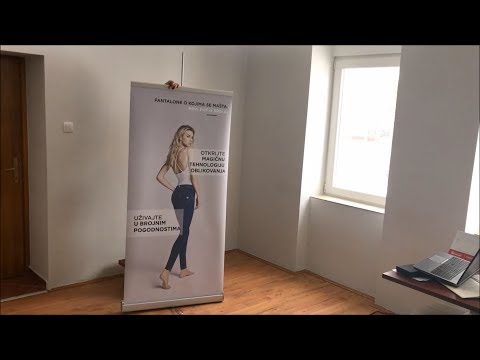 Video: Kako instalirati pull up banner?