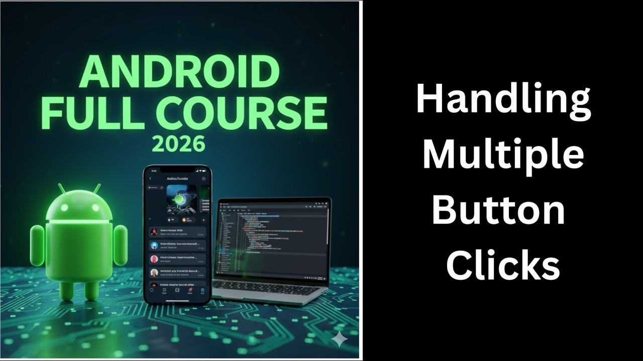 (106) Handling Multiple Button Clicks in Android | OnClick Listener ...