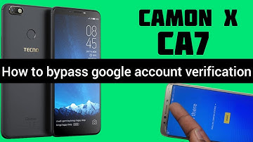 Tecno camon x cA7 frp bypass