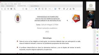 Presentación Estudiantes Cálculo Integral B Clase1