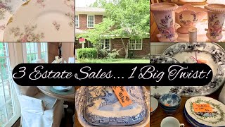 3 Dallas Estate Sales & A Twist You Won't Believe | Rare Vintage Crystal + Antique Finds