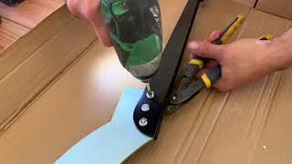 Vinyl floor cutter assembly made by Brutus from Lowes