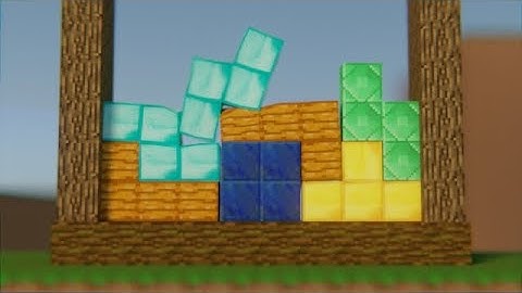 MINECRAFT TETRIS | SOFTBODY TETRIS V.10