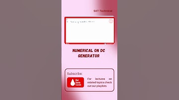 DC Generator Example #shorts  #youtubelectures #shortsvideo