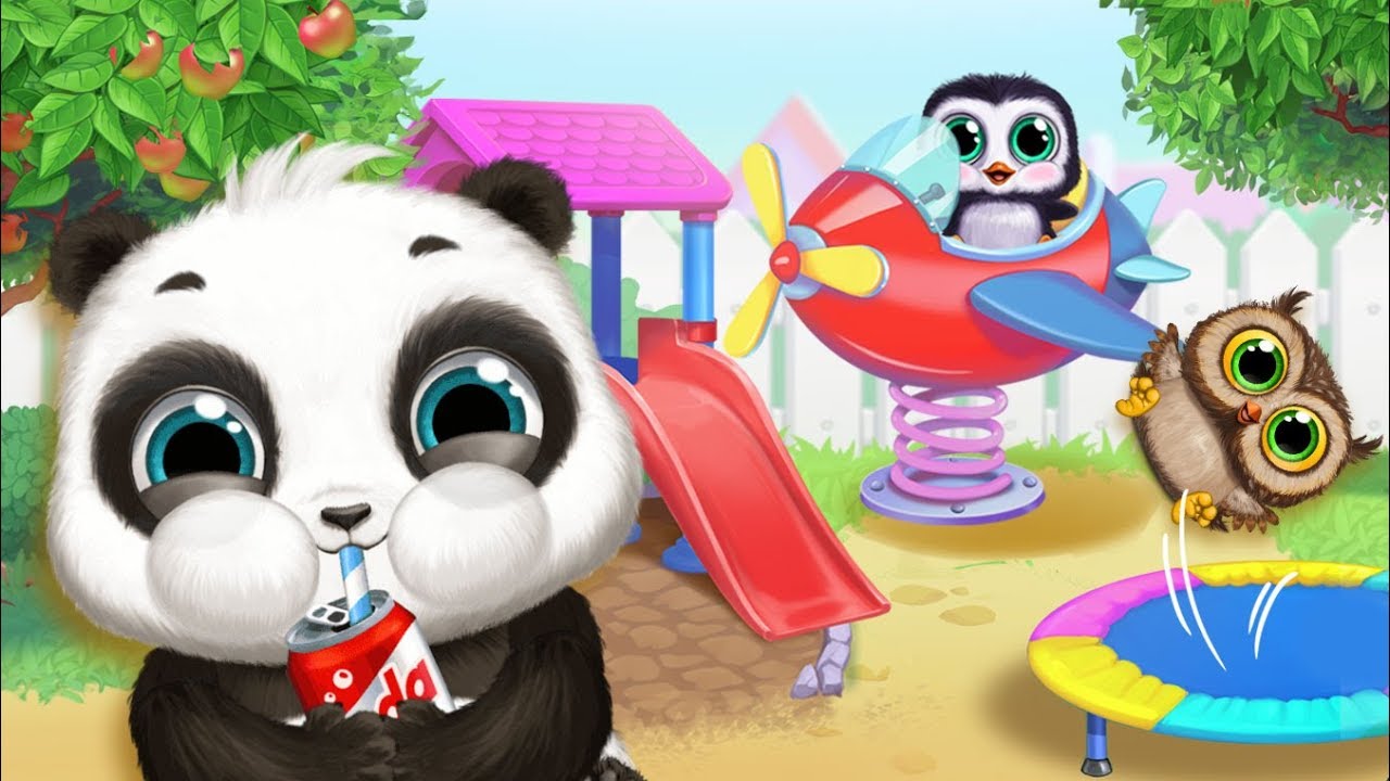 Panda Lu Friends Baby Bear Care Playground Fun Tutotoons - panda bear bag roblox