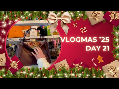 Vlogmas25 day 21 Final bag swap '25 & more scent samples #vlogmas2025